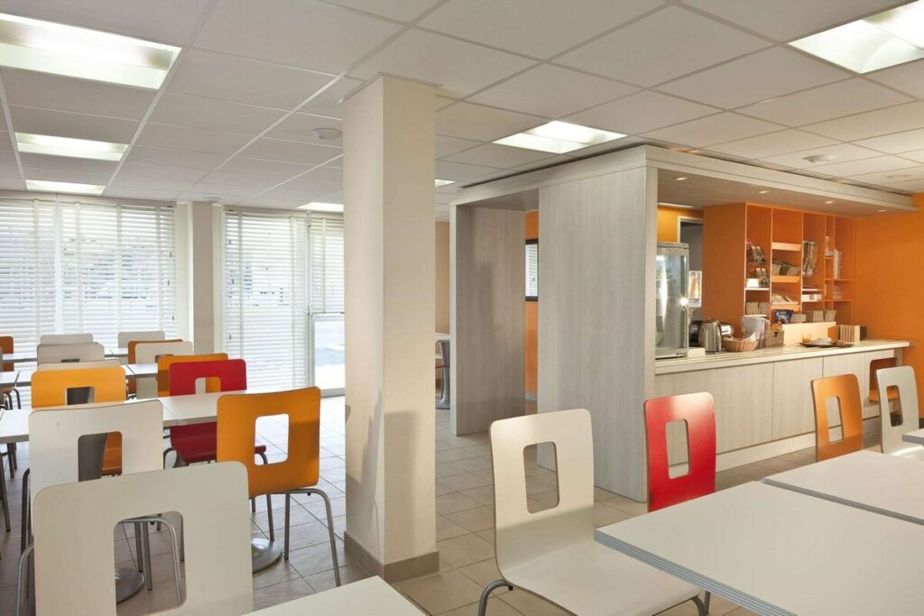 Salle du petit-déjeuner des hôtels Heco