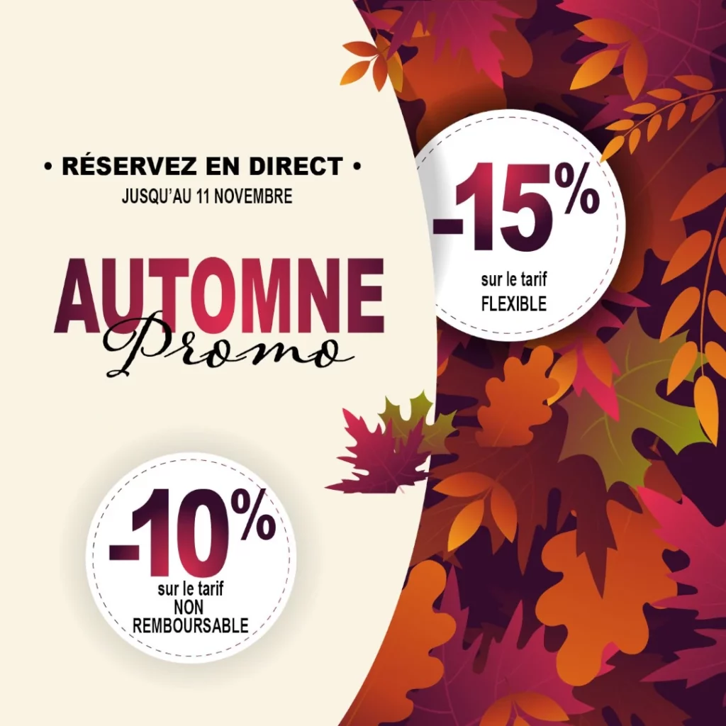 Code promo Automne jusqu'au 11 novembre